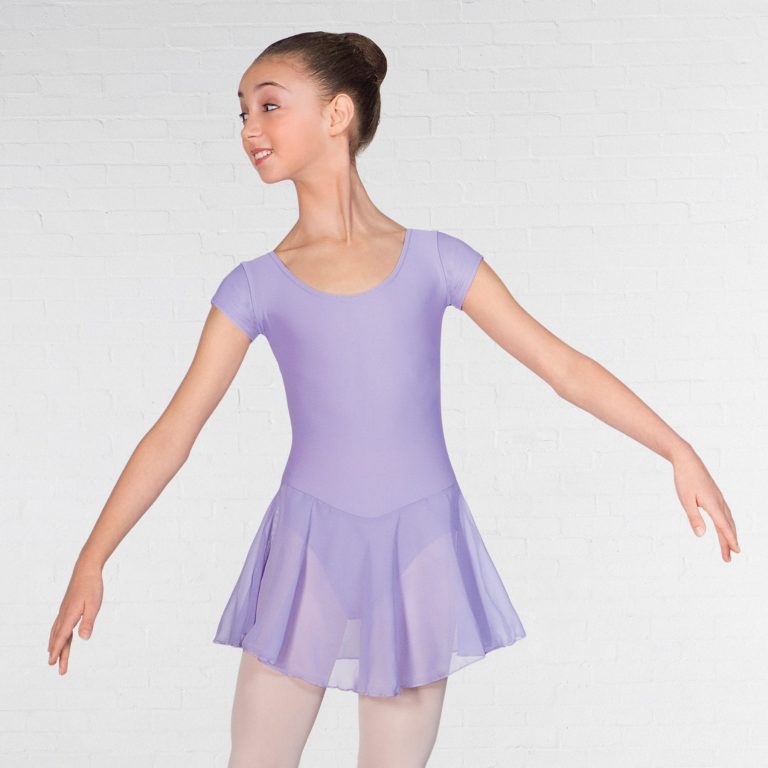 Lilac Leotard with Skirt Elaine Milbourne